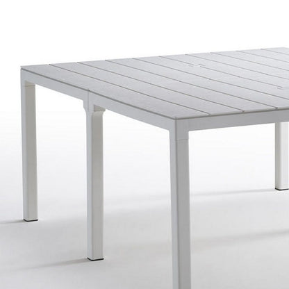 Tavolo da giardino in polipropilene con doghe 2 configurazioni - King Double