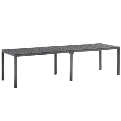Tavolo da giardino in polipropilene con doghe 2 configurazioni - King Double