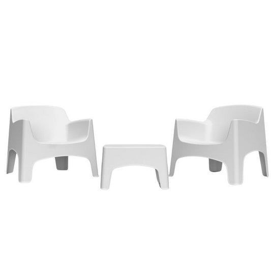 Set da giardino in polipropilene con 2 poltrone e tavolino - Ibiza Terrace - BICA - 64043919704442