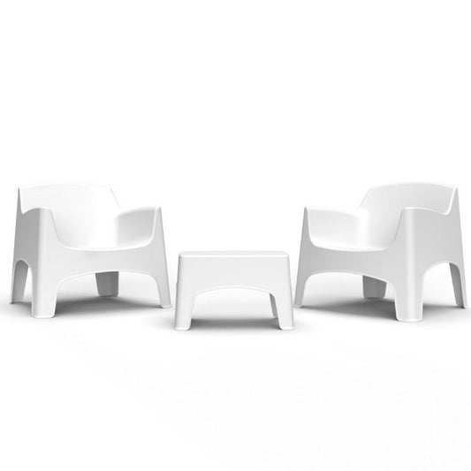 Set da giardino in polipropilene con 2 poltrone e tavolino - Ibiza Terrace - BICA - 64043919704442