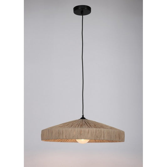Lampadario a sospensione in rafia - Kanda - BIZZOTTO - 64075046420858
