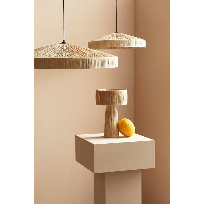 Lampadario a sospensione in rafia - Kanda - BIZZOTTO - 64075047731578