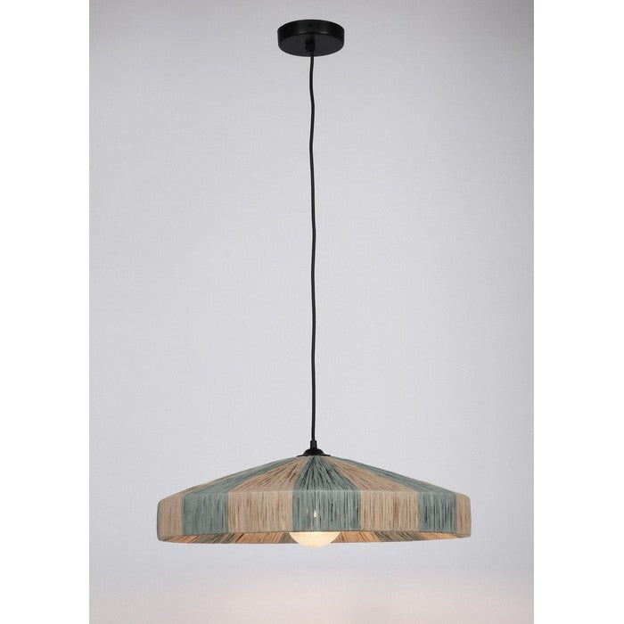Lampadario a sospensione in rafia - Kanda - BIZZOTTO - 64075051467130