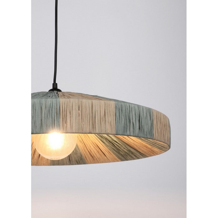 Lampadario a sospensione in rafia - Kanda - BIZZOTTO - 64075052351866