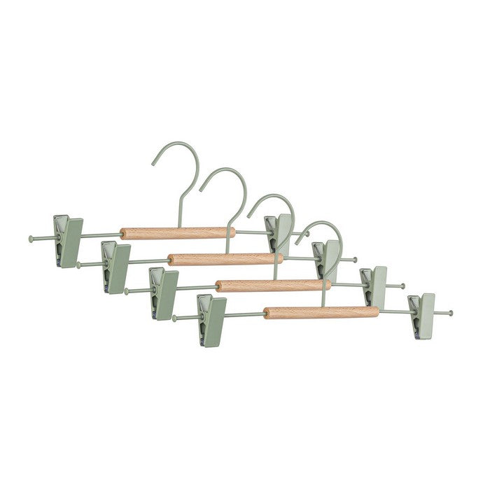Set 4 grucce in metallo e legno con clip - Pastel - BIZZOTTO - 64075121557882