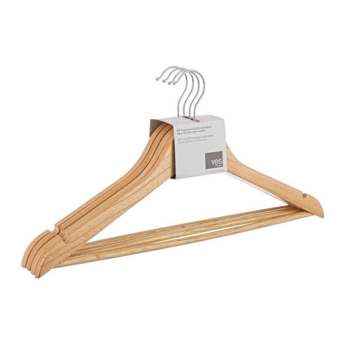Set 4 grucce in legno classiche - Cloth