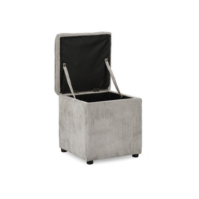 Pouf quadrato contenitore in velluto a coste - Dylan - BIZZOTTO - 64075128045946
