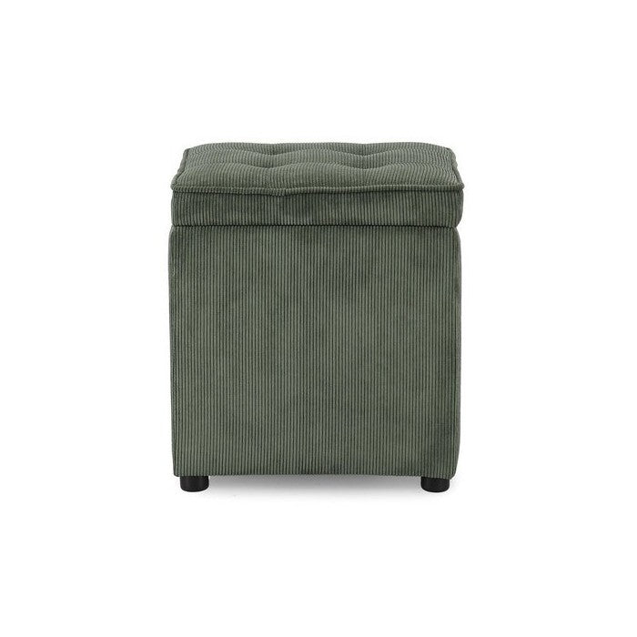 Pouf quadrato contenitore in velluto a coste - Dylan - BIZZOTTO - 64108825739642