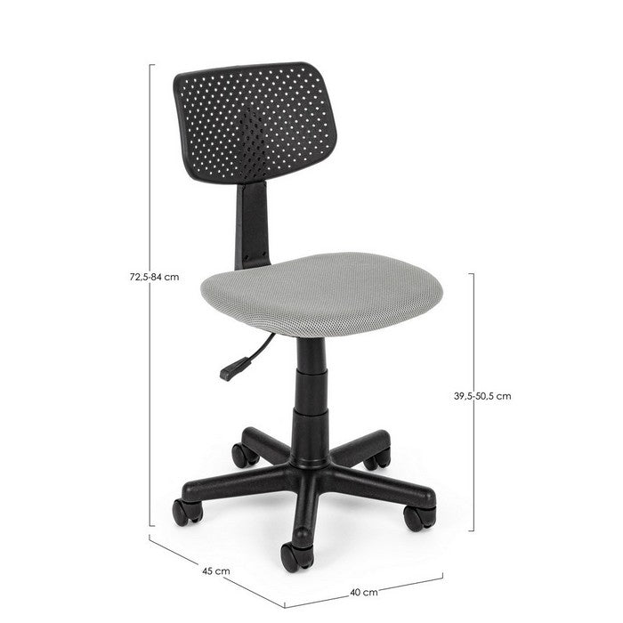 Sedia da ufficio girevole con ruote - Artemis - BIZZOTTO - 64075150426490