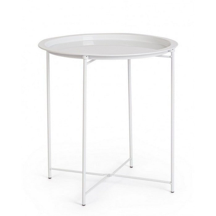 Tavolino in metallo tondo 47 cm - Hilmar