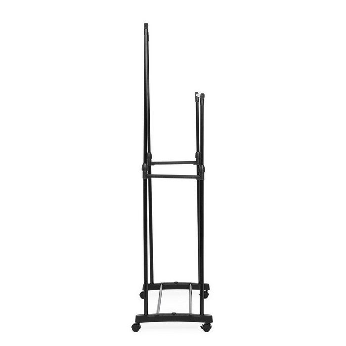 Stand guardaroba appendiabiti 2 barre con ruote - Elida - BIZZOTTO - 64075185029498
