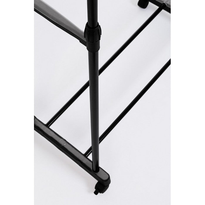Stand guardaroba appendiabiti 2 barre con ruote - Elida - BIZZOTTO - 64075185193338