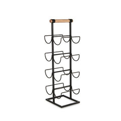 Porta bottiglie vino industrial 8 posti - Isaac stand