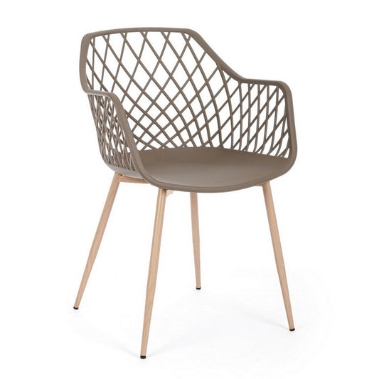 Sedia scandinava ergonomica con braccioli - Optik - BIZZOTTO - 64075224711546