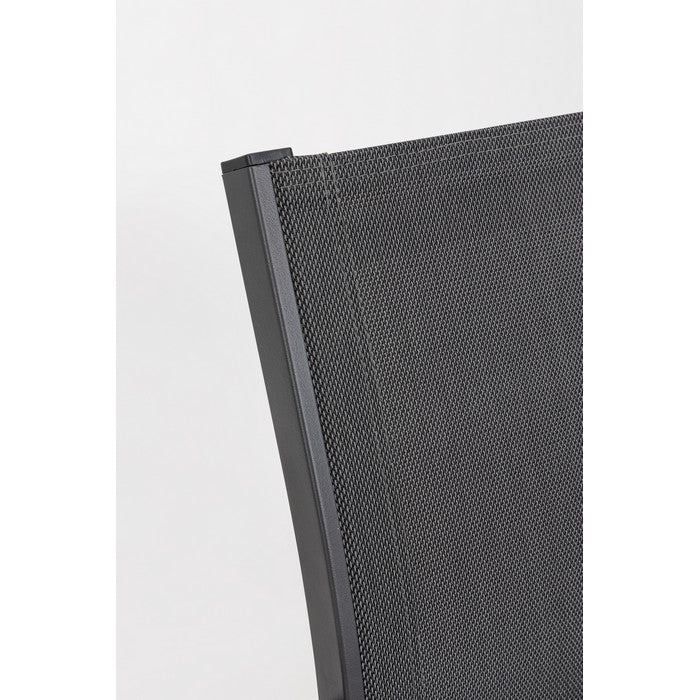 Set da giardino con divano, poltrone e tavolino in alluminio - Kallen