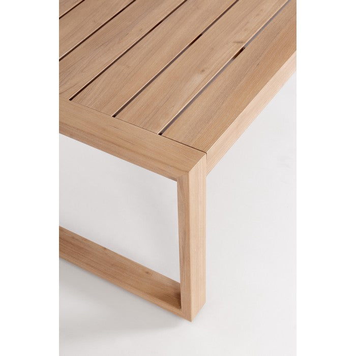 Set da giardino con divano, poltrone e tavolino in alluminio - Kallen