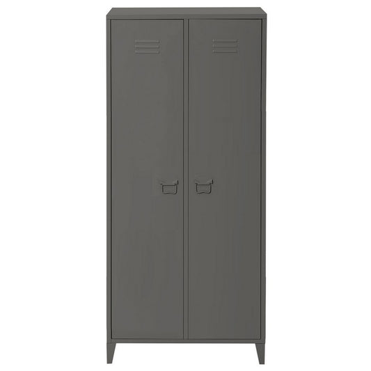 Armadio multiuso - scarpiera in metallo con 5 ripiani in stile industriale - OX ZEROPER - 64634678804858