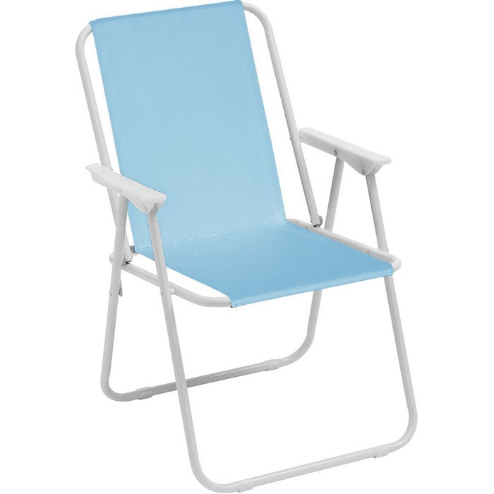 Sedia pieghevole da spiaggia e campeggio con braccioli - BEST - 64552763720058
