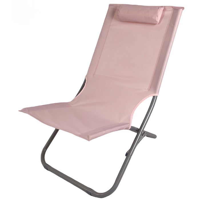 Sedia sdraio pieghevole da spiaggia con poggiatesta - BEST - 64462660567418