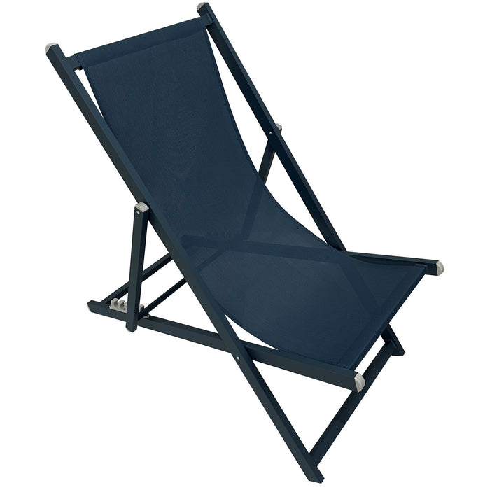 Sedia a sdraio da giardino in alluminio e textilene - BEST - 64780934611322