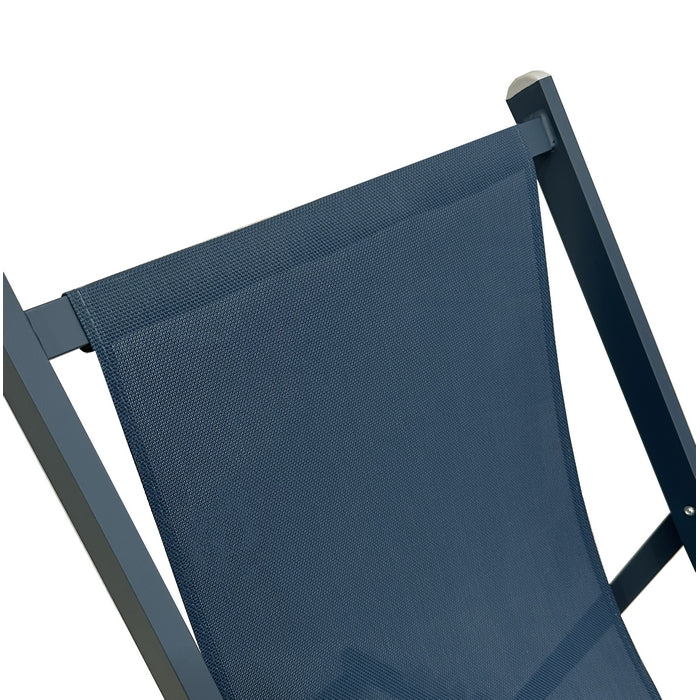 Sedia a sdraio da giardino in alluminio e textilene - BEST - 64780935266682