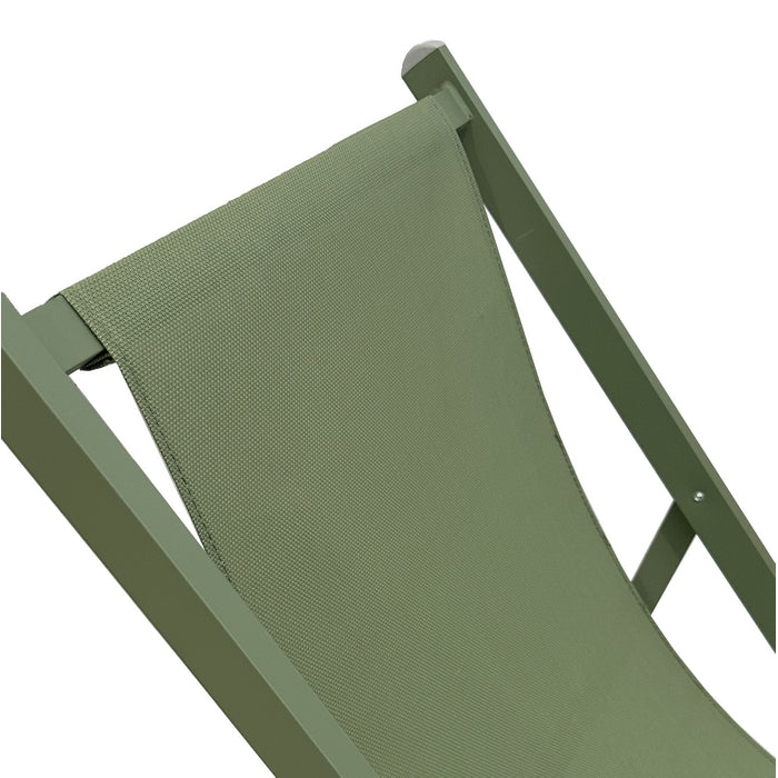 Sedia a sdraio da giardino in alluminio e textilene - BEST - 64780936839546