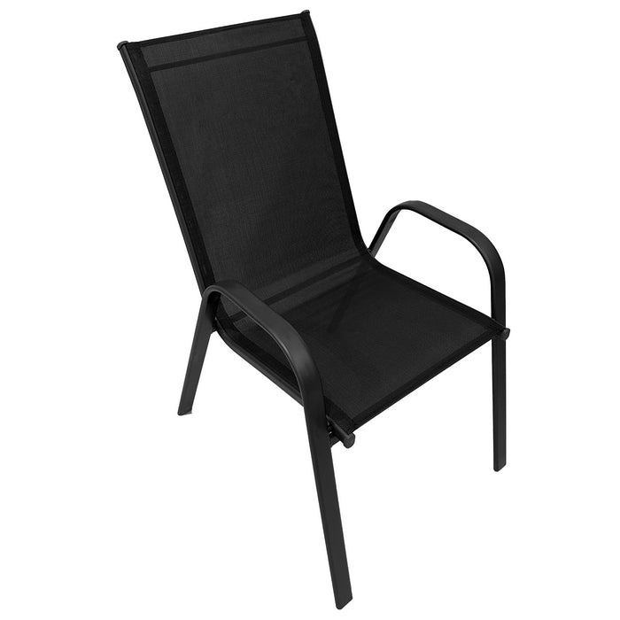Poltrona da giardino in metallo e textilene - BEST - 64778772283770