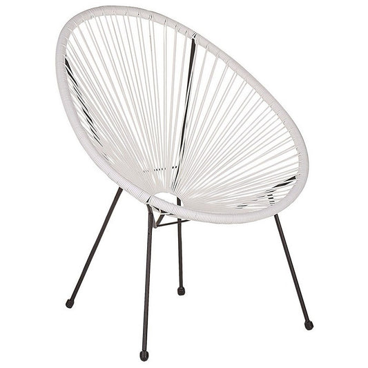 Set 2 poltrone relax tonde da giardino effetto rattan - Spaghetti - BEST - 64502593126778