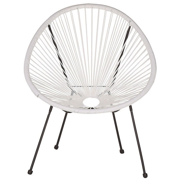 Poltrona relax tonda da giardino effetto rattan - Spaghetti - BEST - 64462688092538