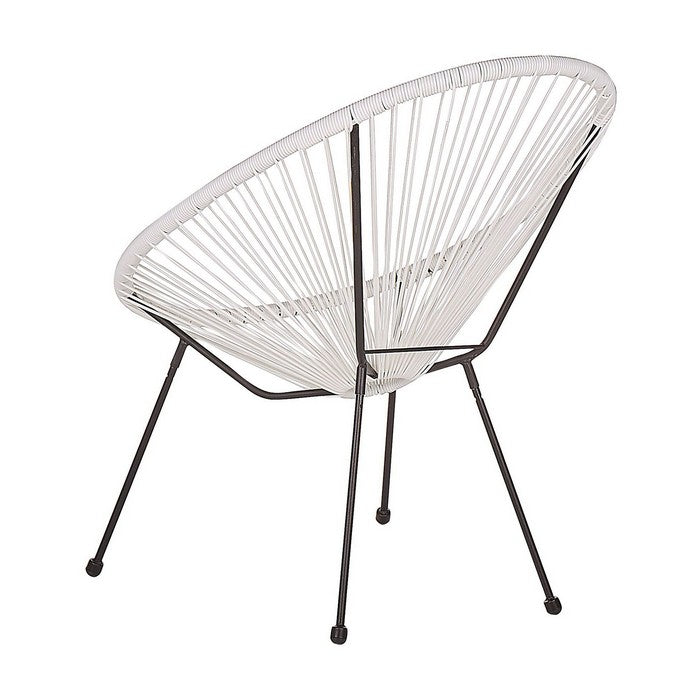 Poltrona relax tonda da giardino effetto rattan - Spaghetti - BEST - 64462688715130
