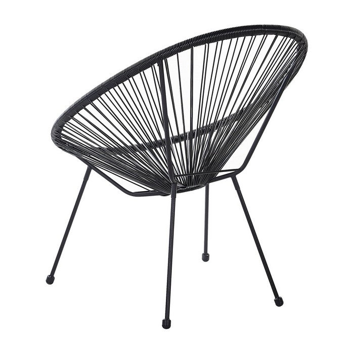 Poltrona relax tonda da giardino effetto rattan - Spaghetti - BEST - 64462693794170