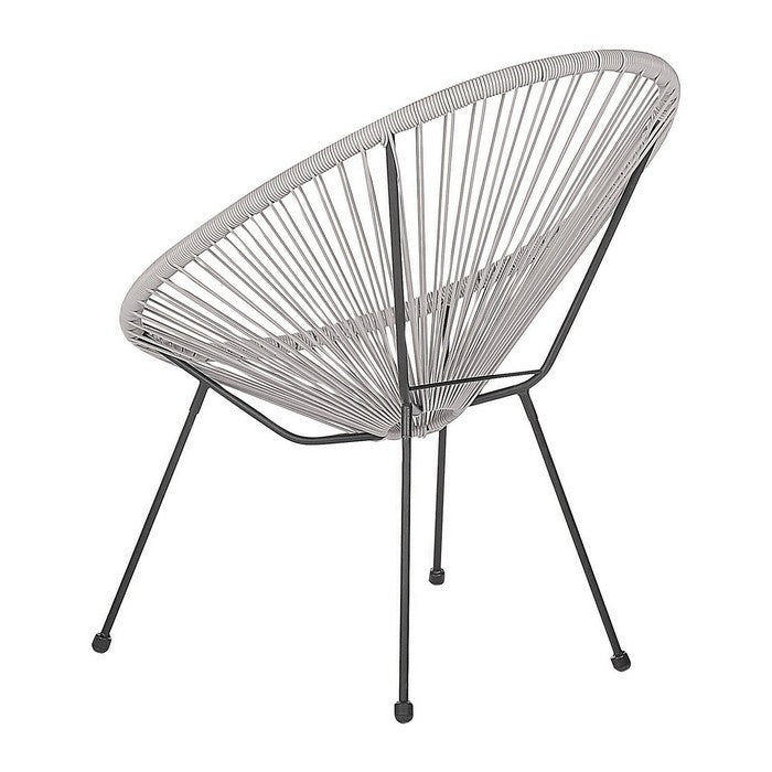 Poltrona relax tonda da giardino effetto rattan - Spaghetti - BEST - 64462697628026