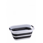 Catino rettangolare pieghevole in plastica salvaspazio