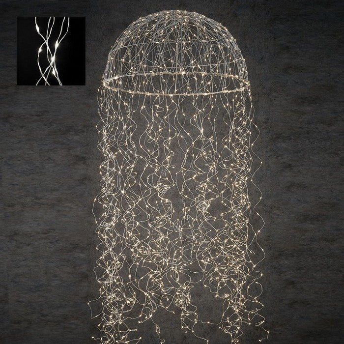 Lampadario natalizio a LED da appendere a forma di medusa