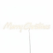 Scritta natalizia "Merry Christmas" a LED neon
