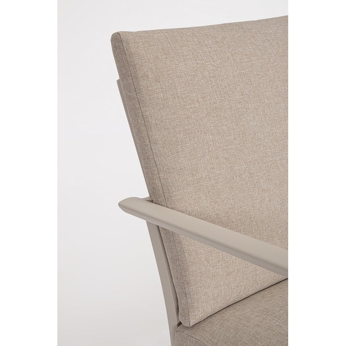 Set da giardino con divano, tavolino e 2 poltone in alluminio - Konnor - BIZZOTTO - 64761702449530