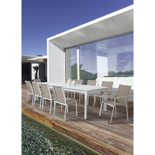 Tavolo allungabile da giardino in alluminio 200-300x110 cm - Konnor - BIZZOTTO - 64761704284538