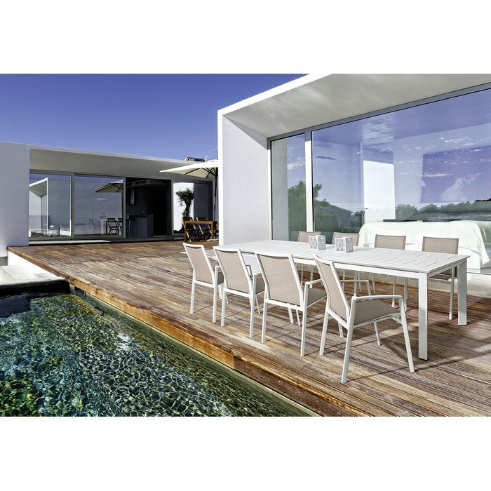 Tavolo allungabile da giardino in alluminio 200-300x110 cm - Konnor - BIZZOTTO - 64761704350074