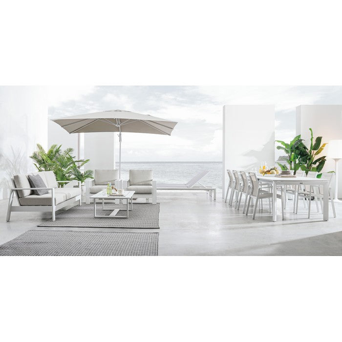 Tavolo allungabile da giardino in alluminio 200-300x110 cm - Konnor - BIZZOTTO - 64761706119546
