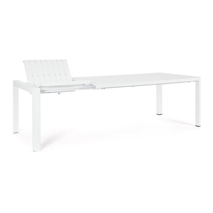 Tavolo allungabile da giardino in alluminio 180-240x100 cm - Kiplin