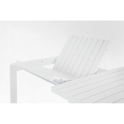 Tavolo allungabile da giardino in alluminio 180-240x100 cm - Kiplin