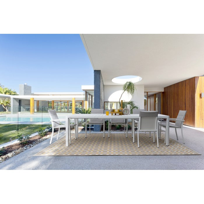 Tavolo allungabile da giardino in alluminio 180-240x100 cm - Kiplin - BIZZOTTO - 64761718276474
