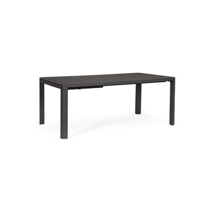 Tavolo allungabile da giardino in alluminio 180-240x100 cm - Kiplin