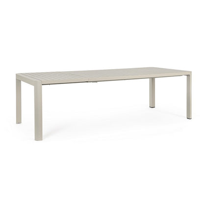 Tavolo allungabile da giardino in alluminio 180-240x100 cm - Kiplin