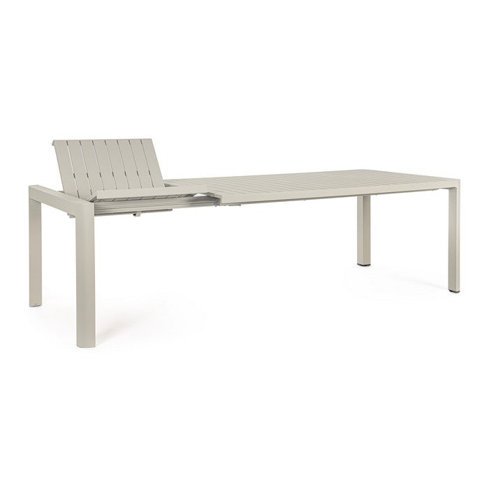 Tavolo allungabile da giardino in alluminio 180-240x100 cm - Kiplin - BIZZOTTO - 64761725976954