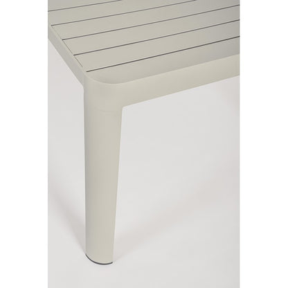 Tavolo allungabile da giardino in alluminio 180-240x100 cm - Kiplin