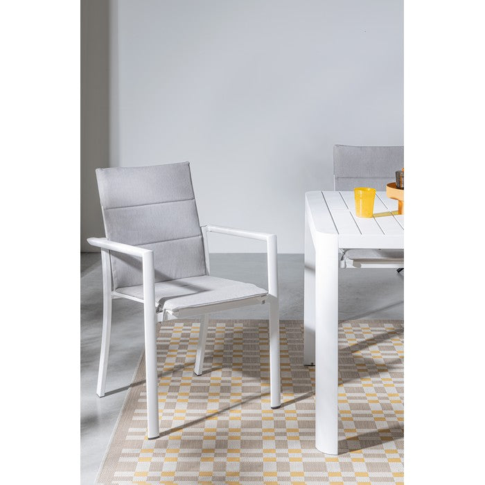 Cuscino in tessuto idroripellente olefin per sedia - Konnor - BIZZOTTO - 64761731383674