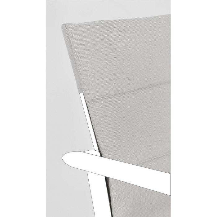 Cuscino in tessuto idroripellente olefin per sedia - Konnor - BIZZOTTO - 64761731449210