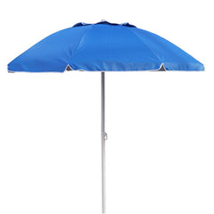 Ombrellone da spiaggia reclinabile anti-uv e anti-vento 195 cm