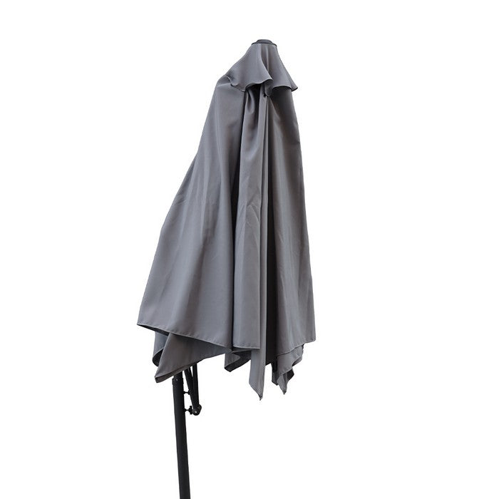 Ombrellone push-up da giardino con anti-vento a palo laterale 300 cm - Aurora